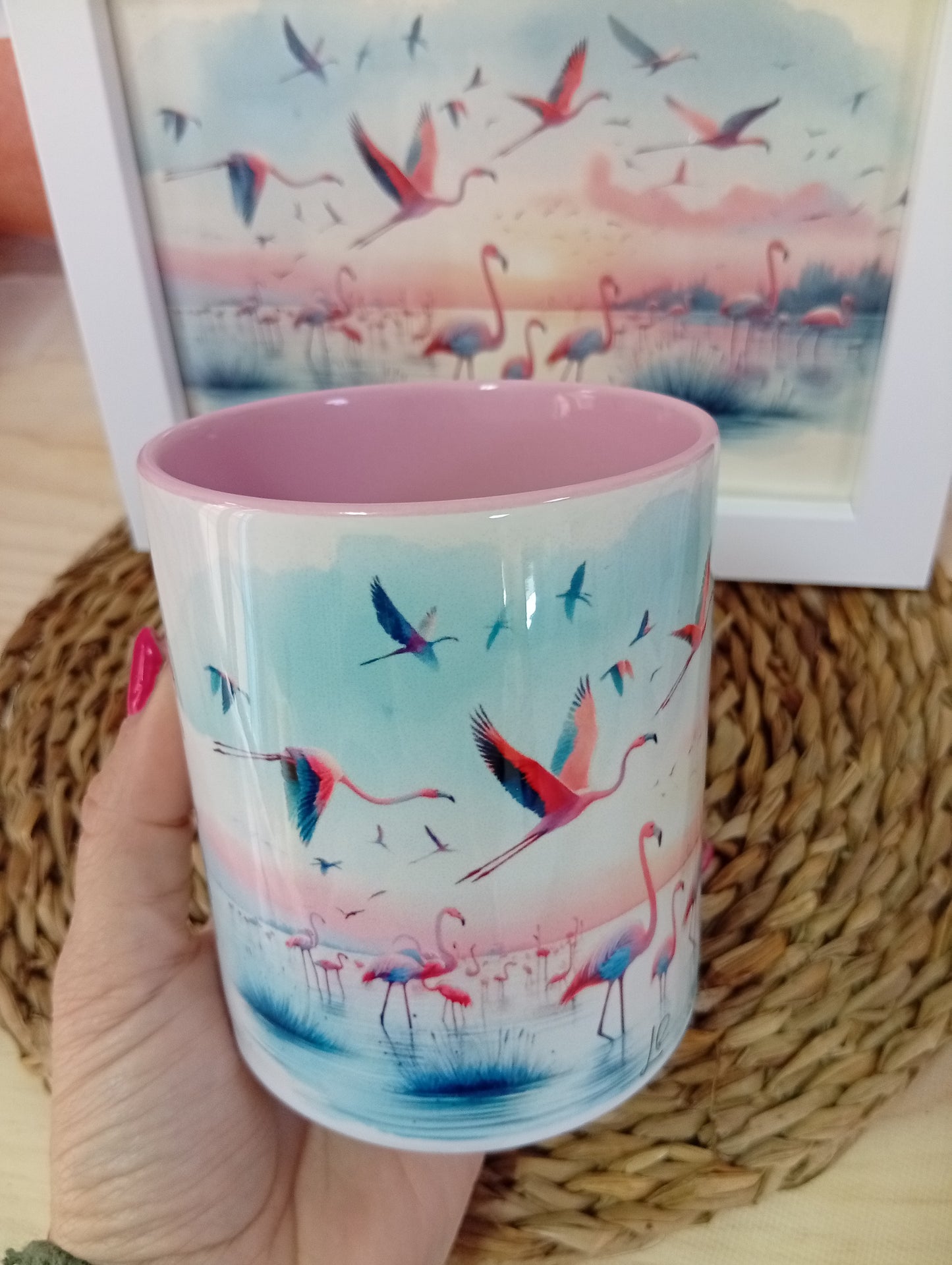 Taza Flamingo