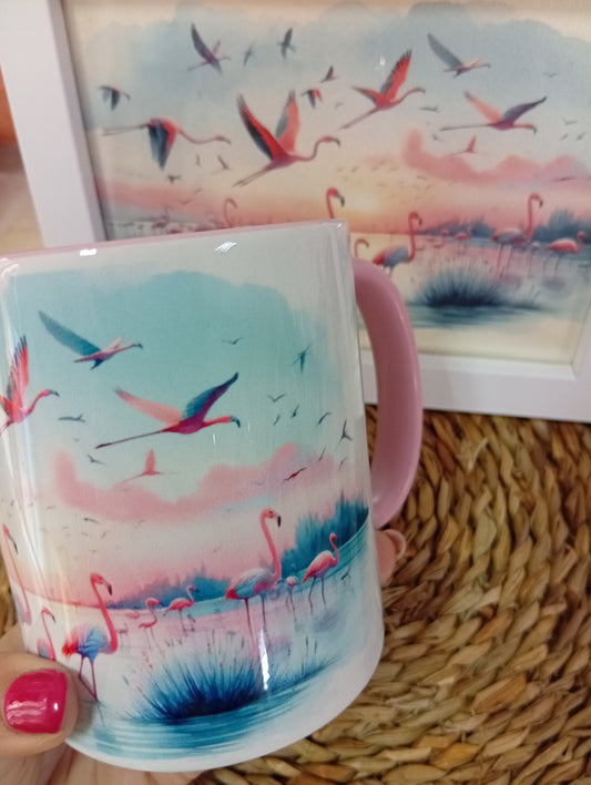 Taza Flamingo